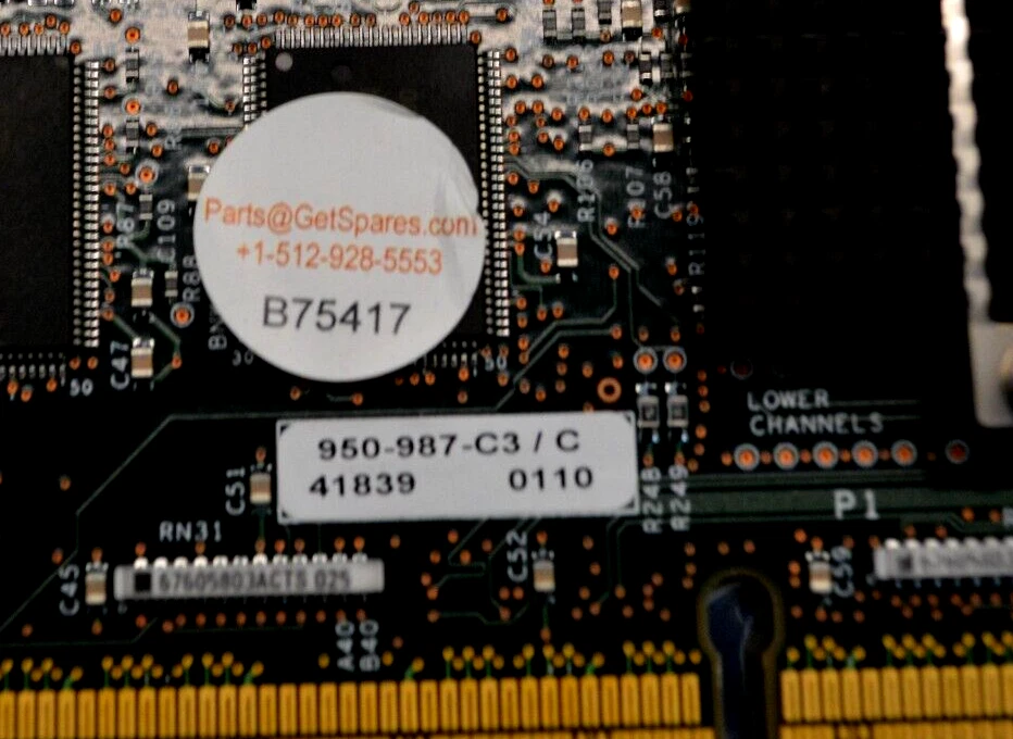 950-987-C3 / PCB J973 VMO MOD 256K IM FMM DCM / TERADYNE Foto 2 de 4