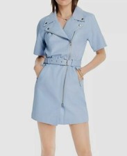 Women Stylish Leather Dress Genuine Lambskin Handmade Casual Classy Party Travel