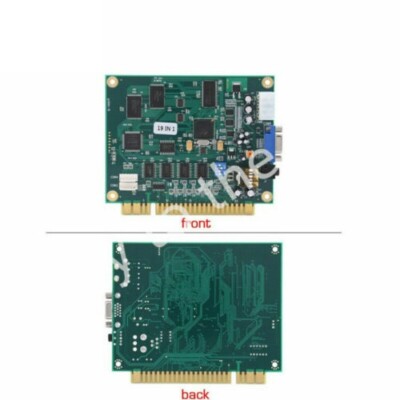 Arcade JAMMA Video Game PCB 19 in 1 Horizontal Multicade Multigame