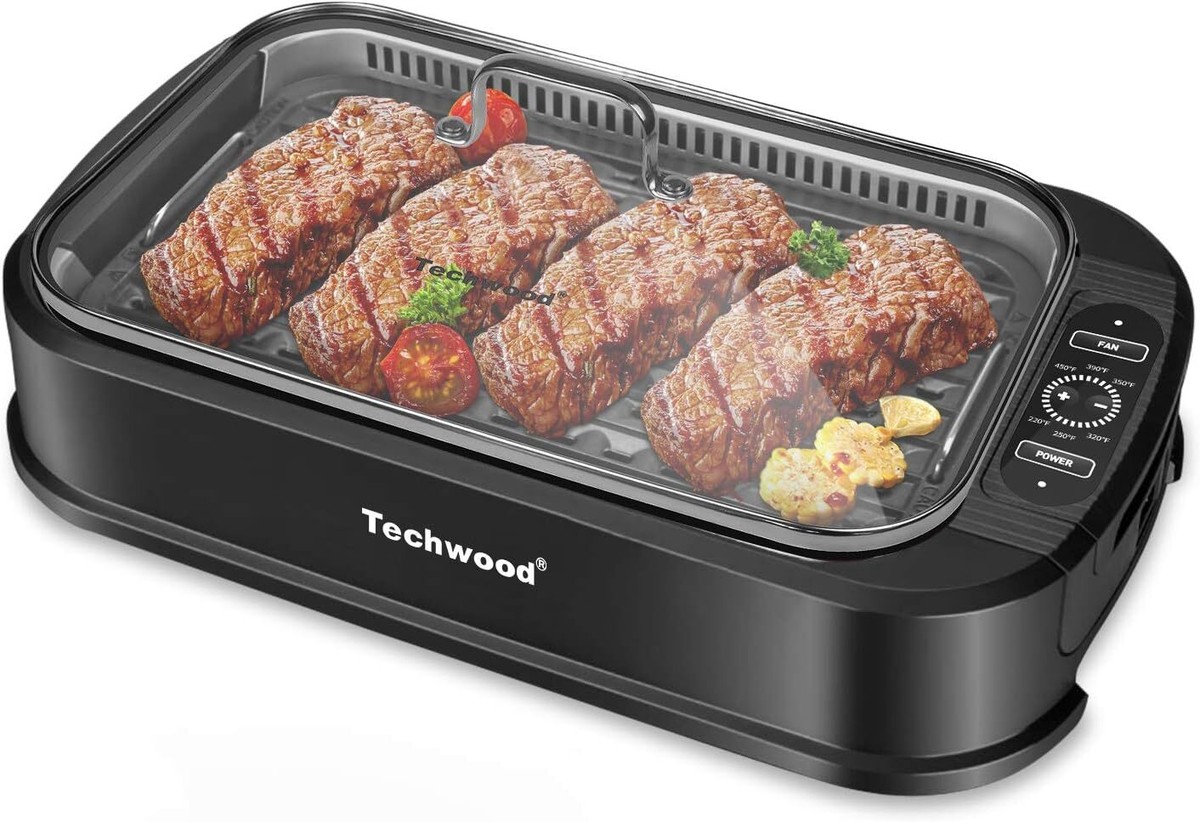 Ninja Grill Indoor Smokeless Indoor Grill - 1500W Korean BBQ Electric ...