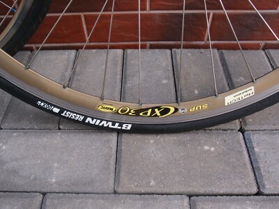 700C wheel set Mavic CXP 30 Reflex Hope Technology titanium blue