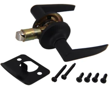 Mobile Home Parts Direct Interior Door Lever Passage Handle, Matte Black