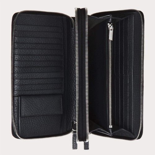 Bally Magus 6219902 Black Leather Clutch Wallet MSRP $695 - Picture 4 of 4