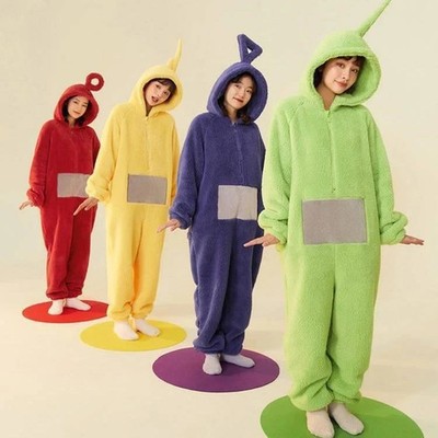 Teletubbies Onesie Costume Kigurumi Pajamas Cosplay Cartoon Figure Movie Toys   