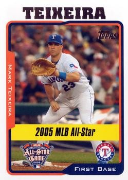 Mark Teixeira 2005 Topps Updates & Highlights UH181 Texas Rangers Baseball Card
