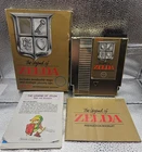 The Legend of Zelda Round Seal REV-A NES 1987 In Box With Manual Map Dust cover