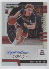 2020-21 Panini Prizm Draft Picks Prospect Silver Nico Mannion #PA-NM Auto s1i