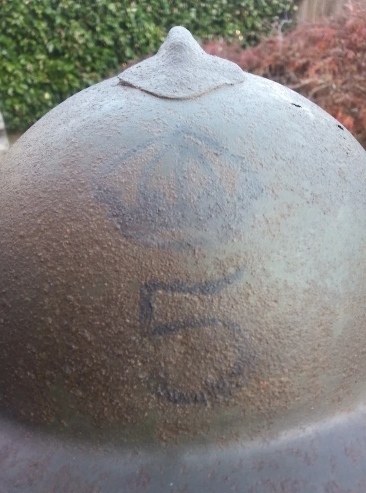 MILITARIA ELMETTO ITALIANO ADRIAN 16 FREGIATO WW1 ARDITI REGIO ESERCITO KUK - Immagine 2 di 4