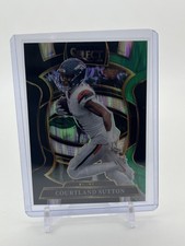 2025 Panini Select Courtland Sutton Green Prizm Broncos