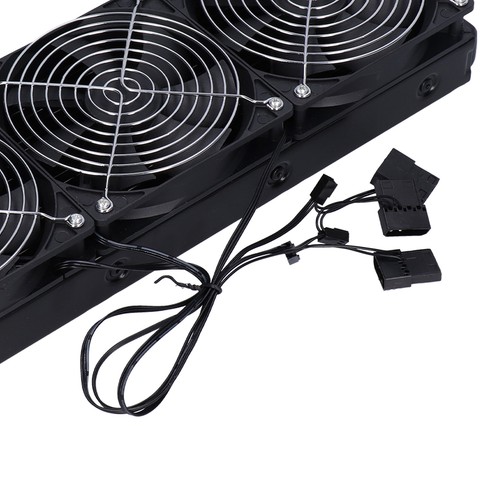 360mm Water Cooling Radiator 18 Tube Computer CPU Cooler Cooling Fan Heat Ex NEW - Afbeelding 12 van 12