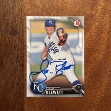 Scott Blewett Autographed 2016 Bowman  Prospects Signed Card #BP126 - Royals