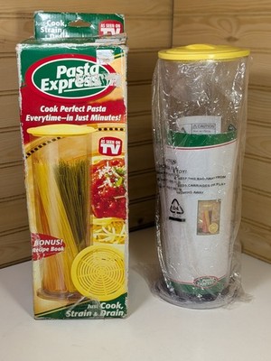 Pasta Express Cooker Pasta Maker Container Fast Easy As Seen On TV Vintage 2005