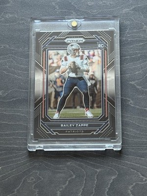 2022 Panini Chronicles Prizm Black Bailey Zappe Rookie #PB-24