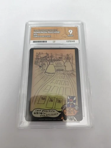 Pokemon Machine Vending Series 3 Ooyama Japanese Pokemon 1998 Ace 9 Graded
