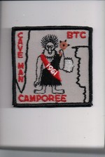 1961 BTC Cave Man Camporee patch