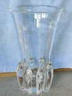 STEUBEN Crystal Vase SIGNED 9 Inches Tall