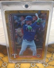 2025 Topps Update Joc Pederson GOLD DIAMANTE FOIL 35/50 Texas Rangers #US125
