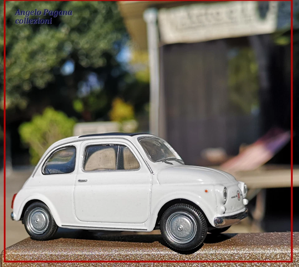 modellino auto scala 1/43 fiat 500 cinquecento macchinina modellini  welly - Immagine 4 di 4