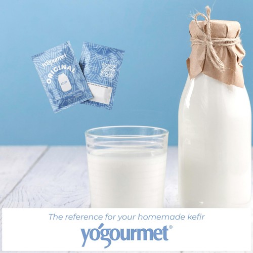 Yogourmet Kefir Starter 12 Pack - All Natural Gluten Free Halal - Picture 4 of 5