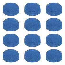 Billiard Pool Cue Tips, Pool Cue Tips Cow Leather 11mm 12 Pcs Blue