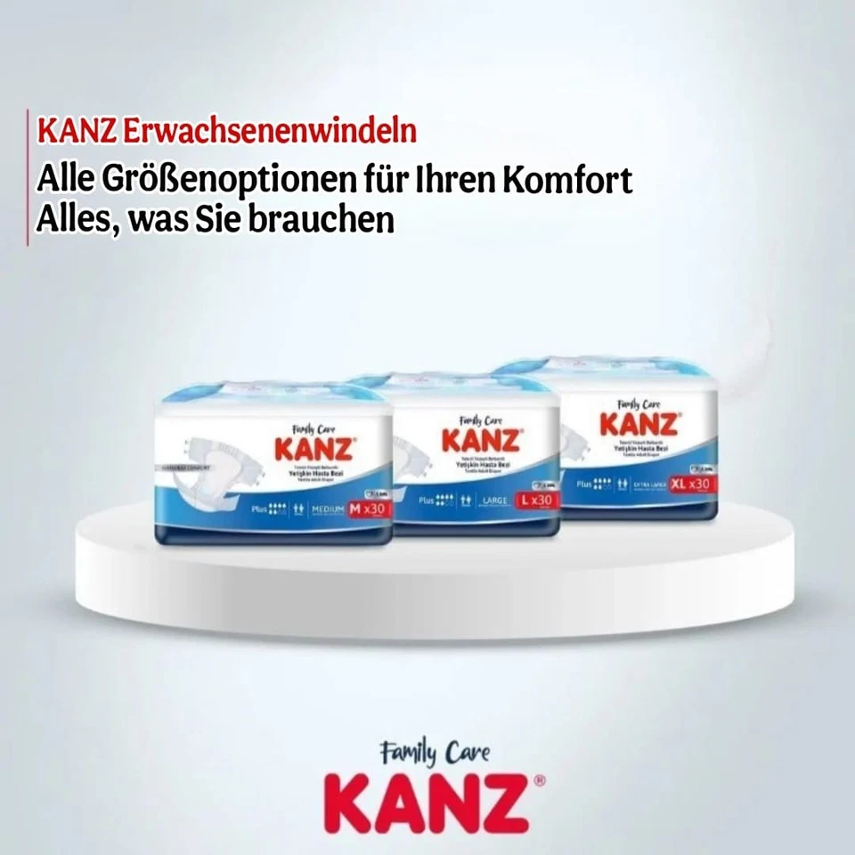 KANZ Disposable Adult Diapers Unisex 30s - Disposable Adult Diapers 30s - Image 2 of 4