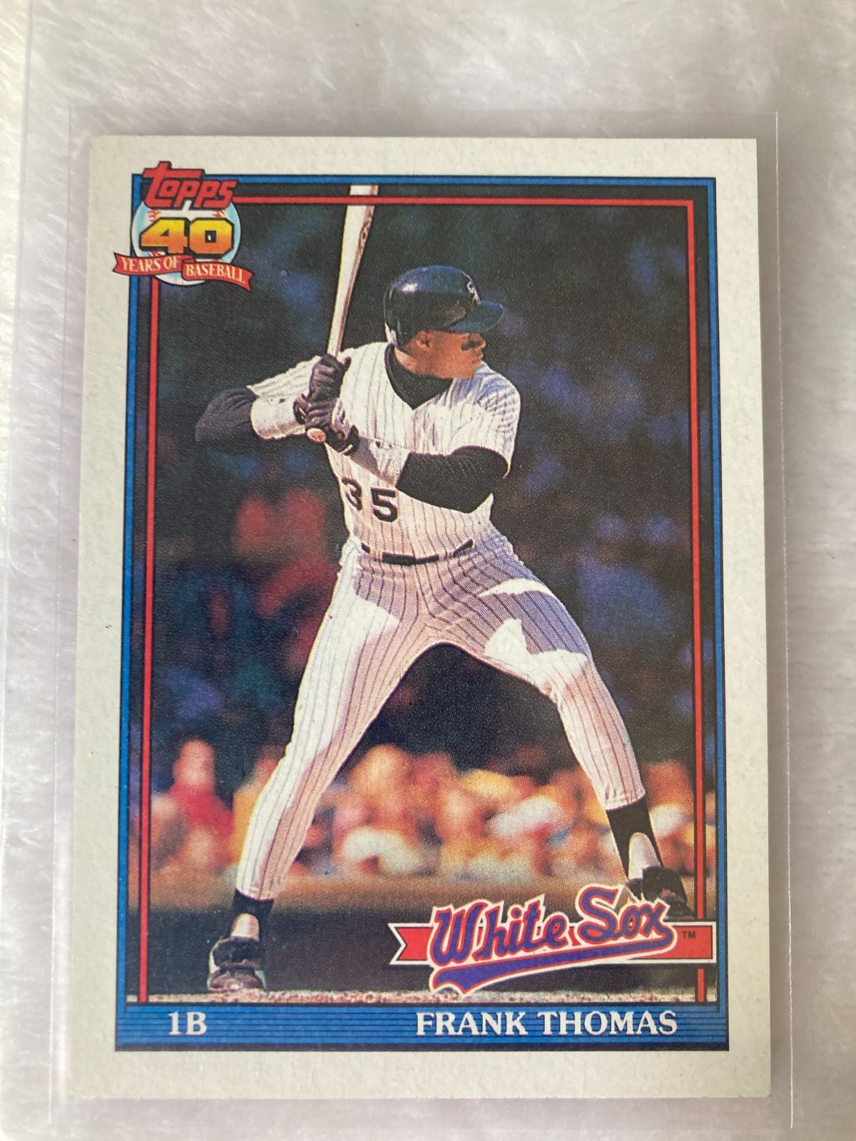 1991 Topps Tiffany #79 Frank Thomas
