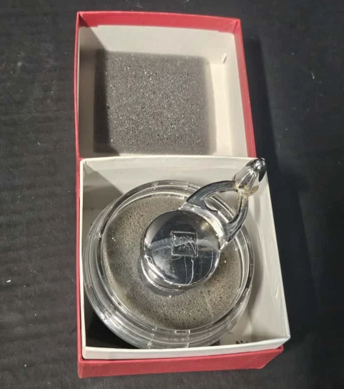 Vintage William Bounds Clear Nutmeg Grinder Chrome Gourmet Nutmeg Mill with Box - Image 4 of 4