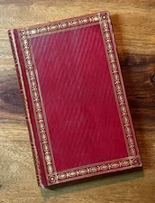 c.1826 Fore-Edge Painted Red Morocco Riddle Album– Paris Provenance, Geneva View