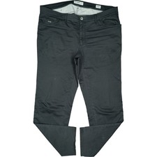 Jeans Brax 28 L32 pantaloni grigi uomo elasticizzati straight fit Cadice taglia Ü+ morbidi W42
