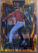 Ryan Johnson RC 2025 Panini Select  #47 Concourse Orange Flash Prizm