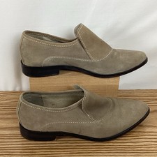 Free People Womens 7.5 Tan suede Leather Slip-On Shoes