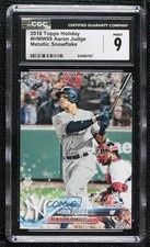 2018 Holiday WalMart Mega Box Metallic Snowflake Aaron Judge CGC 9 Mint 7zf