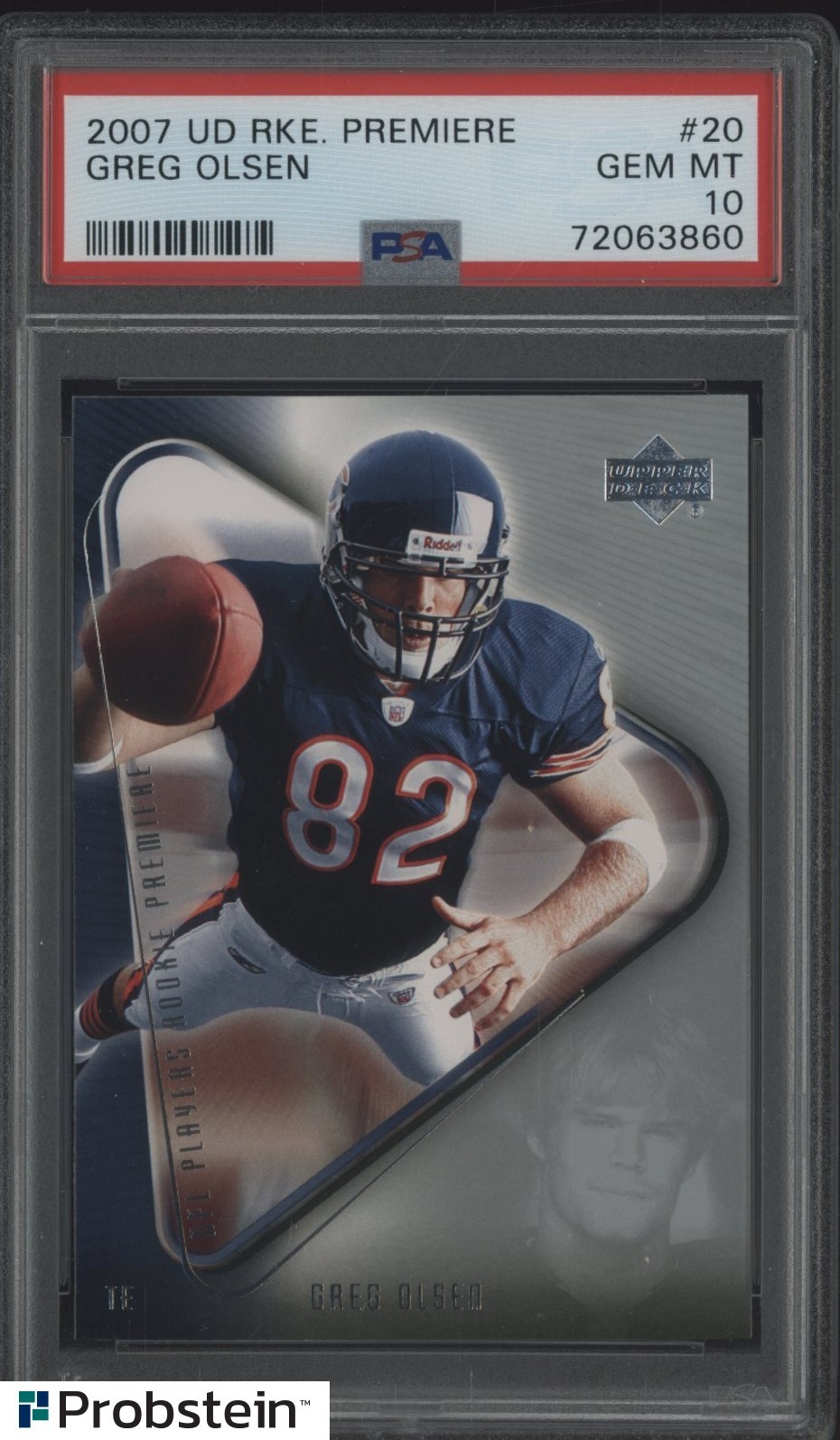 Greg Olsen Upper Deck Rookie Premiere #20 Base