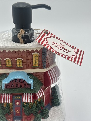 The Holiday Shoppe Tree Market Seifenspender Neu   - Bild 4 von 15