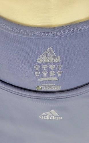 Adidas Clima365 Women's Athletic Sleeveless Tank Top L Periwinkle Blue, Lined - Picture 3 of 14