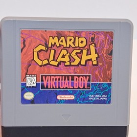 Mario Clash (Nintendo Virtual Boy) Cib Complete w/ Manual TESTED Authentic WORKS