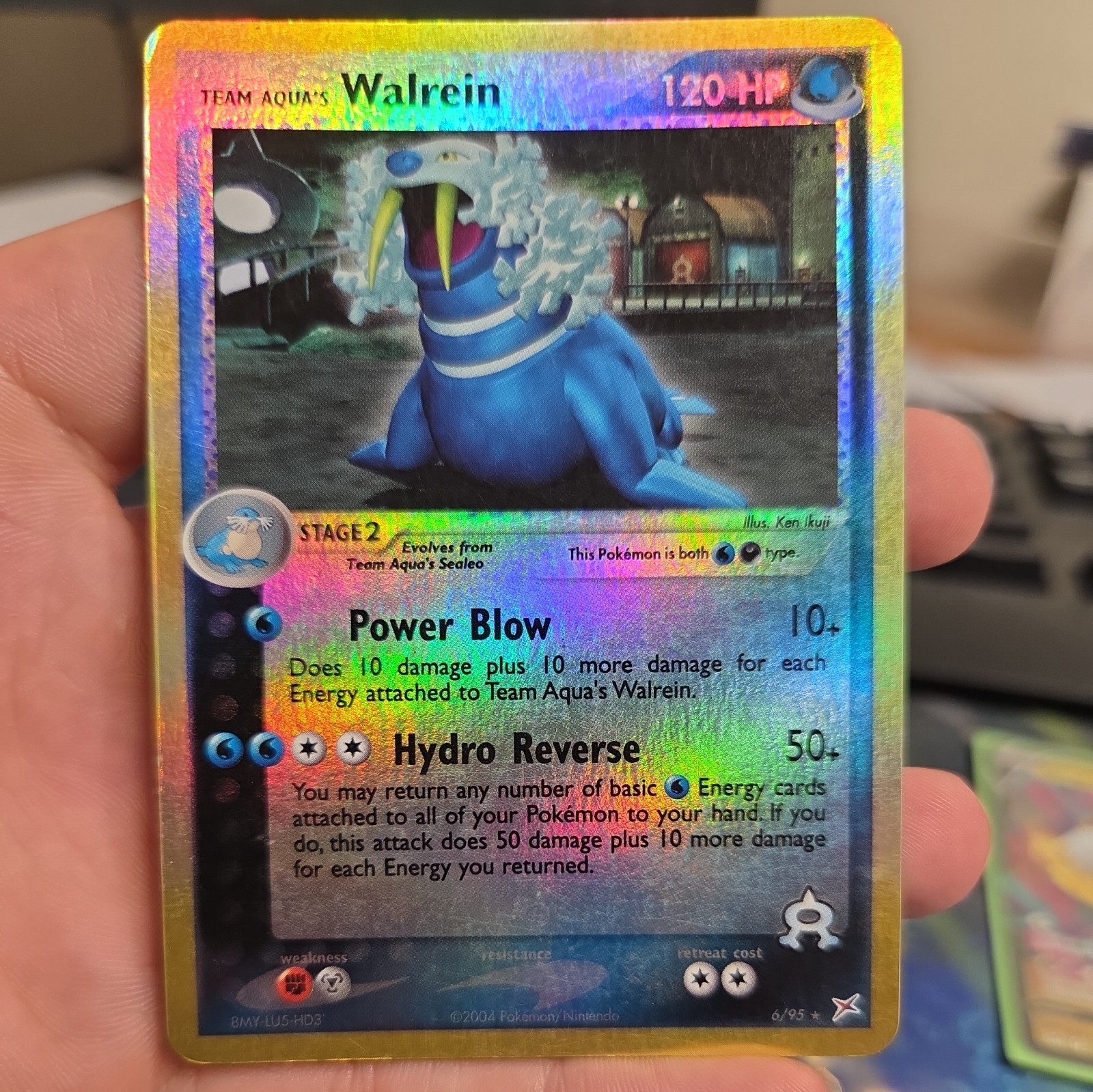 Team Aqua's Walrein 6/95 - Pokemon Team Magma vs Team Aqua Reverse Holo Foil NM