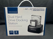 Insignia Dual Hard Drive Docking Station-USB 3.0 NEW in box