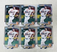 Carson Benge Prospect 2025 Bowman Baseball Chrome BCP-108 New York Mets Lot Of 6