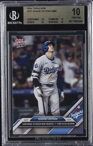 2024 TOPPS NOW #767 SHOHEI OHTANI BGS 10