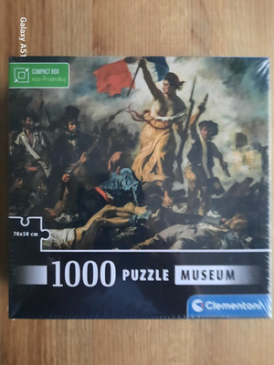 Puzzle 1000 Teile Museum, Eugene Delacroix -  Liberty Leading the People 70x50cm
