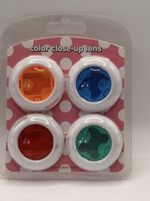 4-Pack Color Close-Up Lens Filter Set for Fujifilm Instax Mini 7s 8 8+ 9 Cameras