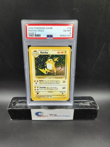 Raichu graded PSA 6 for sale on eBay