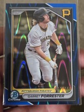 2024 Bowman Chrome Garrett Forrester Blue 11/150 Pirates BCP-148