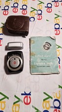 General Electric GE PR-1 Light Exposure Meter With Case Photography With Manual
