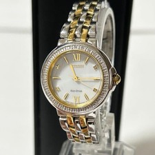 Citizen Eco-Drive E031-S106141 Solar Women's Watch Silver Dial 24mm