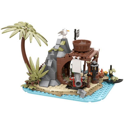 ZITIANYOUBUILD Tropical Pirate Survival Island 273 Pieces Building Toys Set