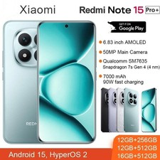 Image of Xiaomi Redmi Note 15 Pro+ Plus 5G Smartphone 6.83'' 50MP 12GB+512GB 7000mAh IP68