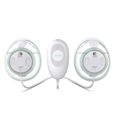Elvie Stride Plus Hands Free Electric Breast Pump Starter Kit With Carrying Bag