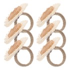 6 Pcs Floral Napkin Holder Rings Baby Shower Decor Fall Table Decorations
